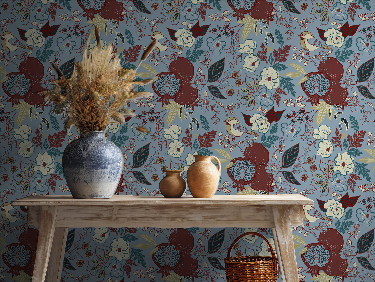 Pomegranate Wallcovering