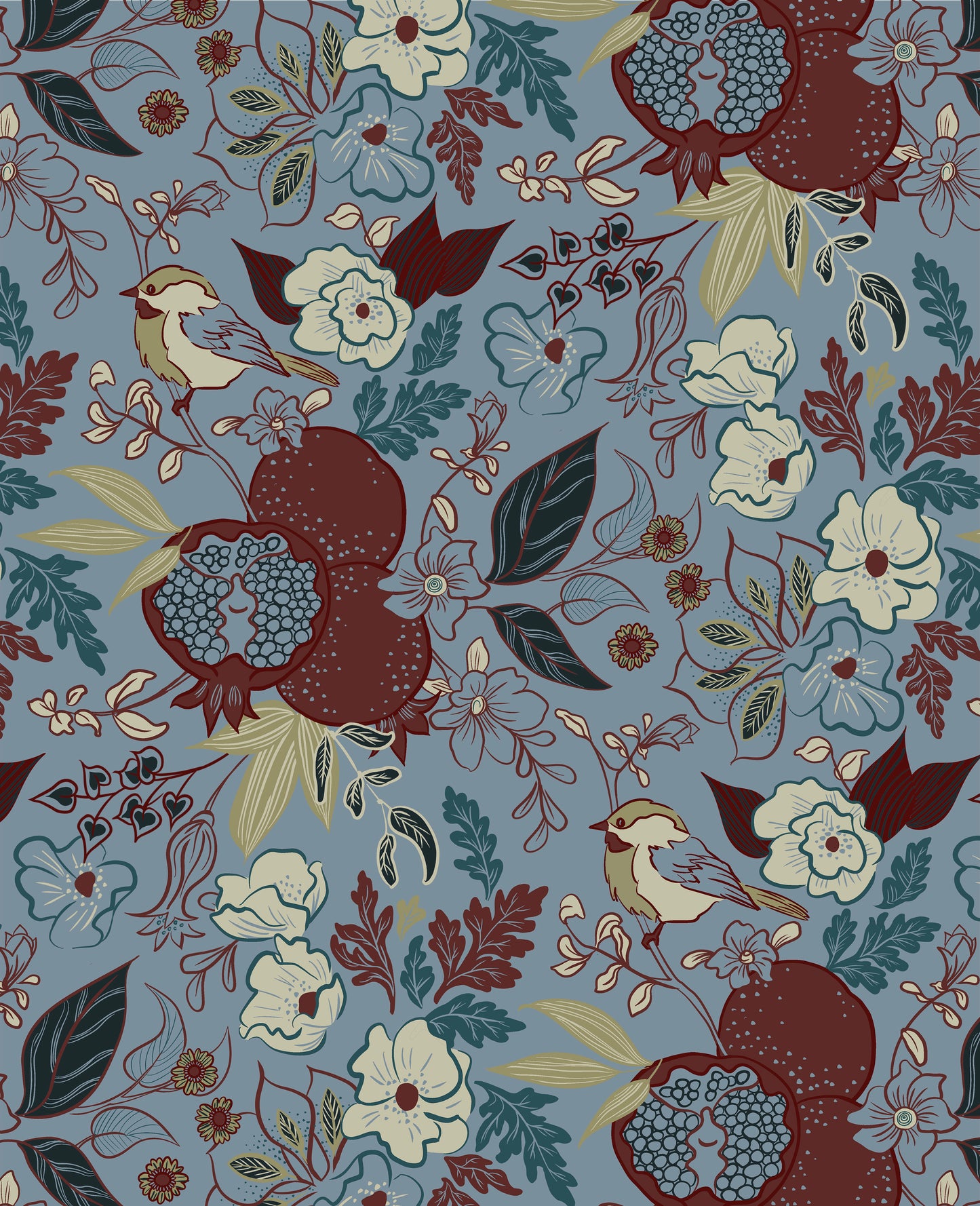 Pomegranate Wallcovering