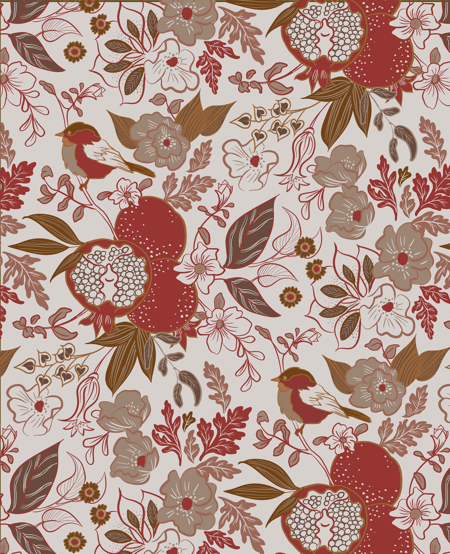 Pomegranate Wallcovering