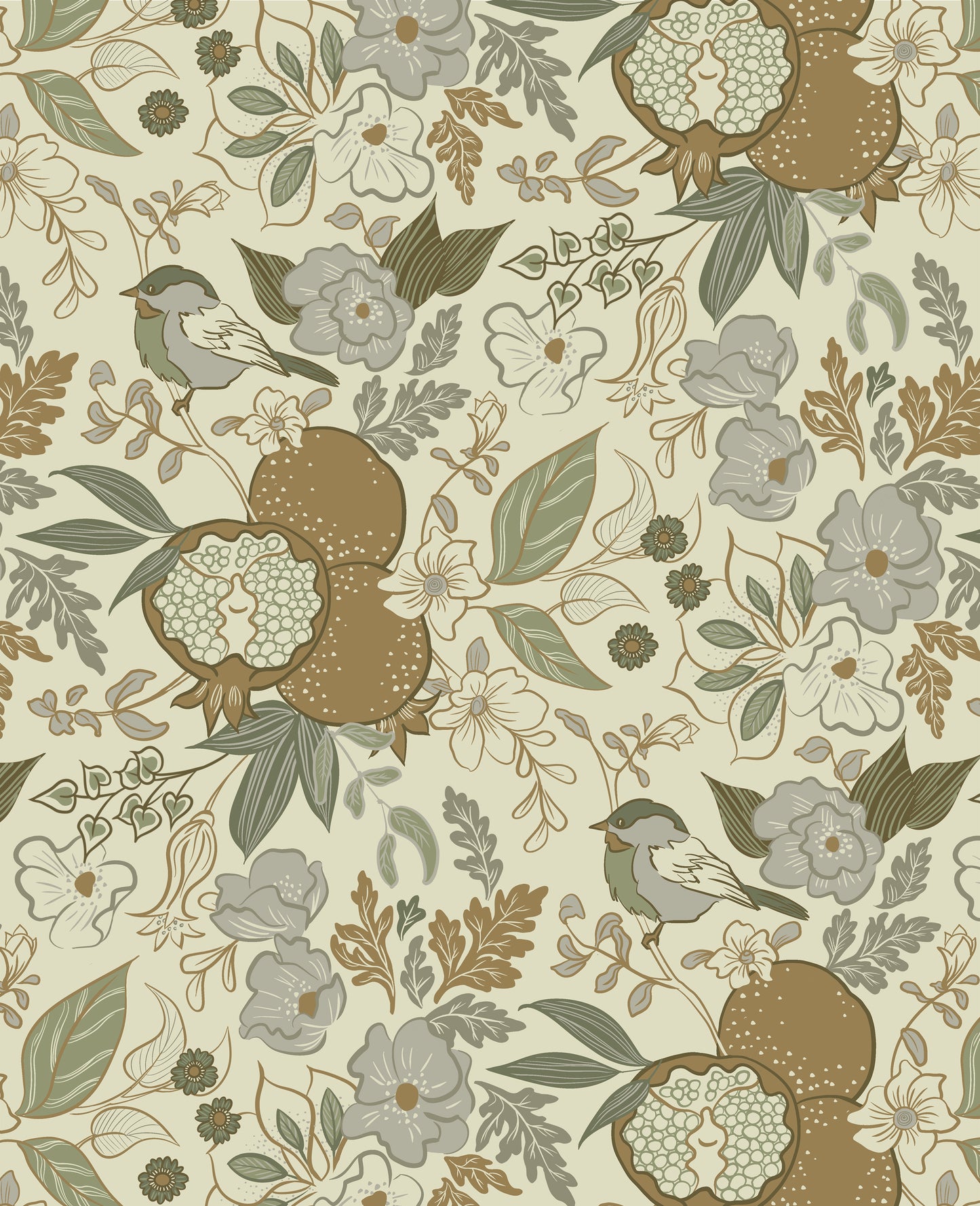 Pomegranate Wallcovering