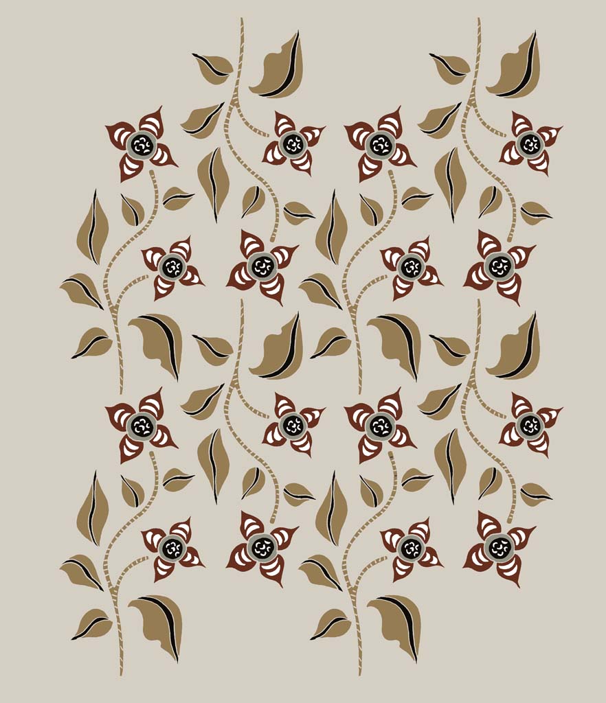 Bunchberries Fabric